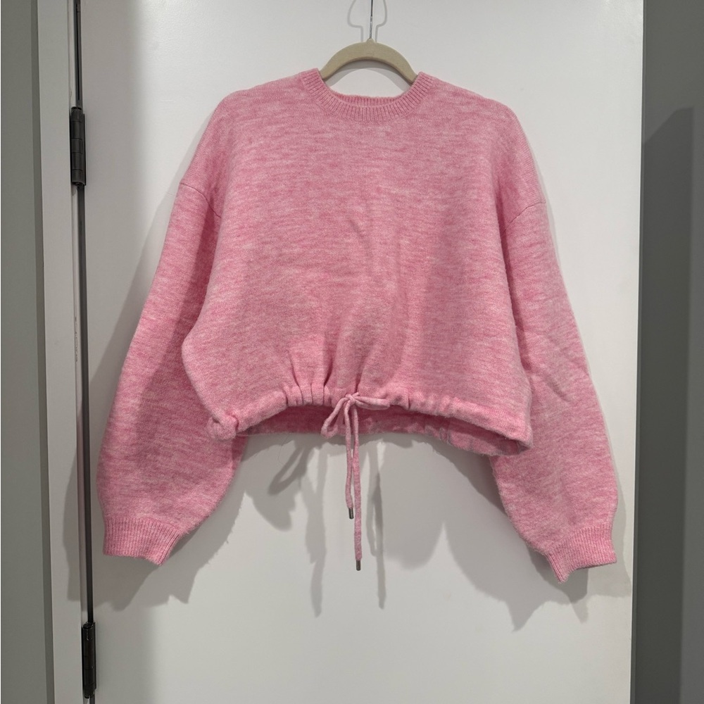 Make Mylace Cropped Drawstring sweater, 2